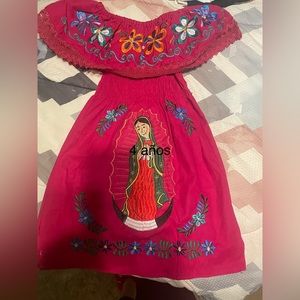 4 years old Virgen Mary dress